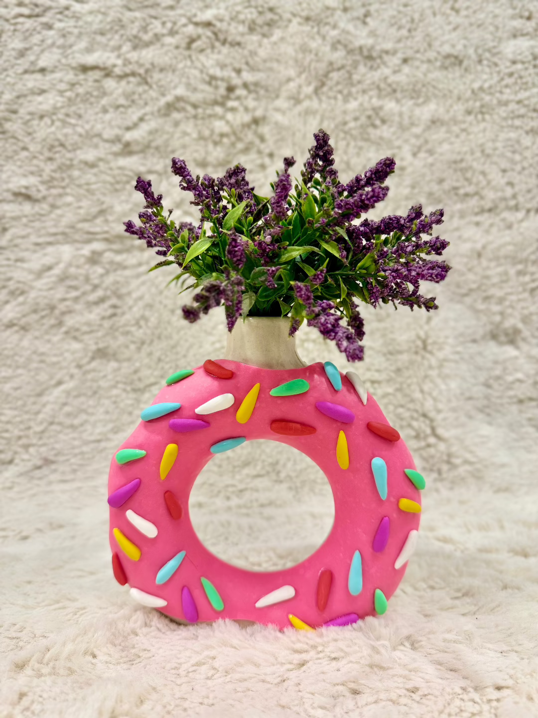 SprinkleDonut Vase