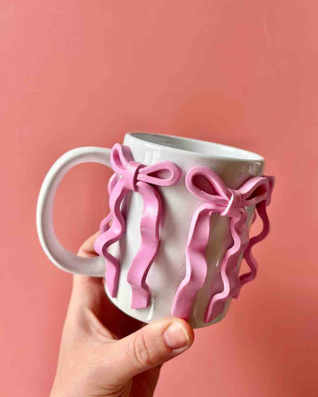 Pink Frill Mug